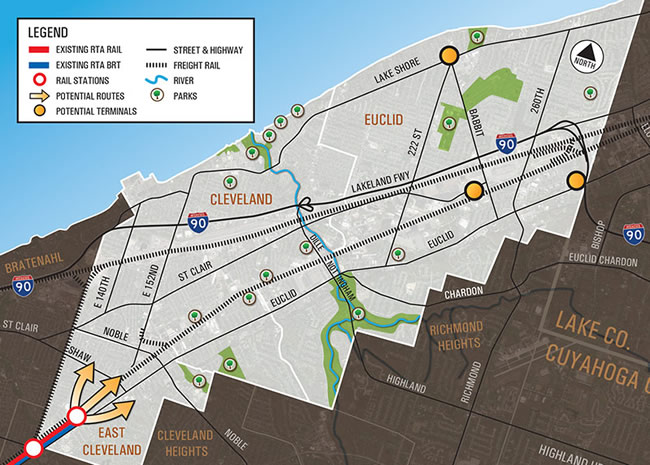 Redline Extension Map